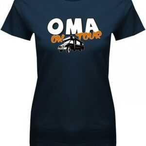 Oma On Tour - Wohnmobil Damen T-Shirt