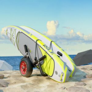 Oskarstore - Oskar Transportwagen Doppel für 2x SUP Stand Up Paddle Surfboard Surfwagen Alu