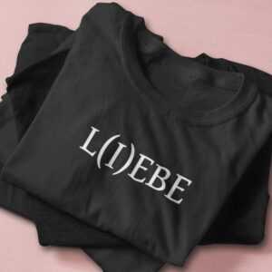 Oversize T-Shirt Damen Liebe | Frauen Shirt Statement Sprüche Shirt| Weiß Oder Schwarz Bedrucktes T |S-4xl