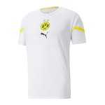 PUMA BVB Dortmund Prematch Shirt 2021/2022 Weiss Gelb F08