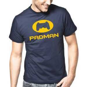 Padman Pad Man Geek Gamepad Nerd Gaming Gamer Comic Hero Held Superheld Superhero Sprüche Spruch Comedy Spaß Lustig Geschenkidee Fun T-Shirt