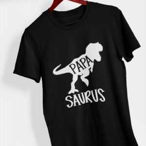 Papa Saurus Shirt, Dinosaurier Papasaurus T-Shirt, Geschenk Für Papa, Geburt Baby Kult Daddy