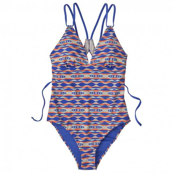 Patagonia - Women's Nanogrip Sunset Swell One-Piece Swimsuit - Badeanzug Gr L;M;S;XL;XS grau/blau/lila;grau/schwarz;schwarz