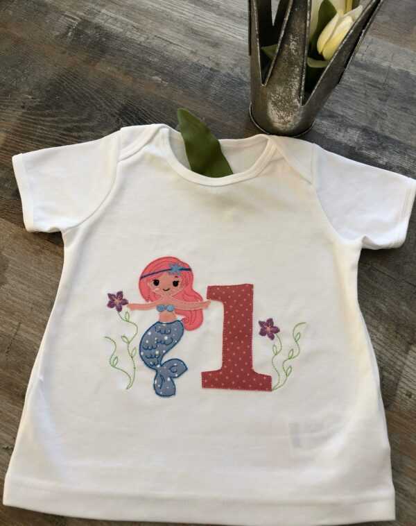 Personalisiertes Geburtstagsshirt, 1. Geburtstag, T-Shirt Für Mädchen