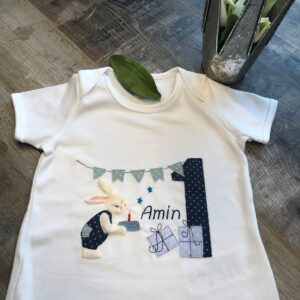 Personalisiertes Geburtstagsshirt, T-Shirt Für Jungen, 1. Geburtstag