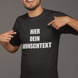 Personalisiertes Herren T-Shirt Mit Eigenem Text