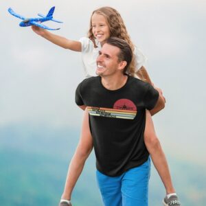 Pilot T-Shirt, Vatertag Geschenk Für Piloten, Flugzeug Kapitän Flieger Shirt, Fluglehrer Papa Geburtstagsgeschenk