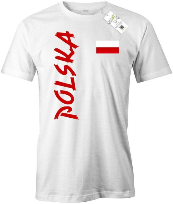 Polen Fahne Em Wm - Polska Fan Herren T-Shirt