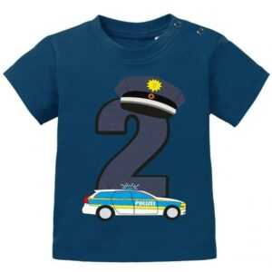 Polizei 2 Geburtstag - Baby T-Shirt