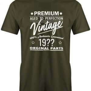 Premium Aged To Perfection Ihr Geburtsjahr - Geburtstag Herren T-Shirt