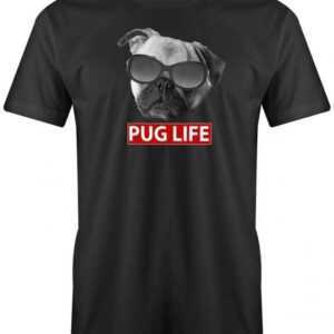 Pug Life - Mops Hundebesitzer Herren T-Shirt