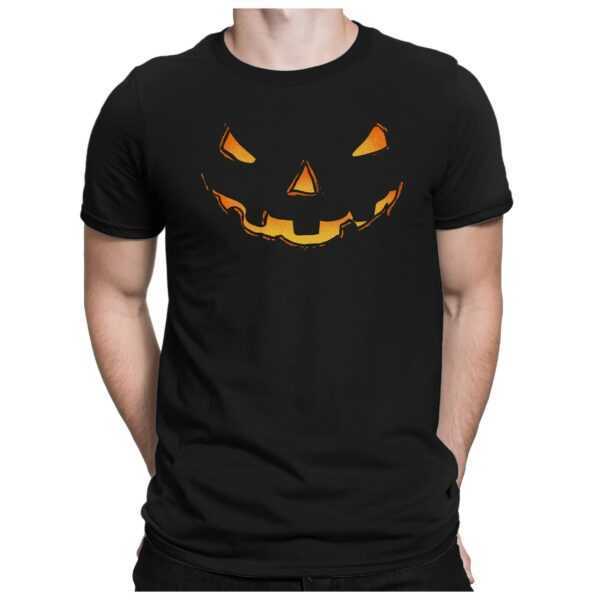 Pumpkin Head - Herren Fun T-Shirt Bedruckt Small Bis 4xl Papayana
