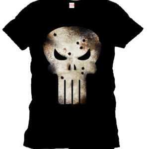 Punisher Logo T-Shirt Gunshot Skull T-Shirt M