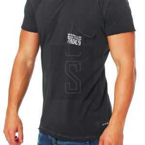 RioRim Herren T-Shirt Kurzarmshirt Shirt Ogima black