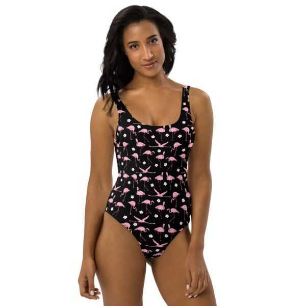 Rockabella Flamingo, Einteiliger Badeanzug Swimsuit, Xs - 3Xl