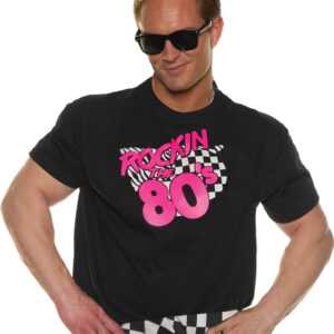 Rockin The 80`s T-Shirt ▶ Mottopartie Zubehör XXL