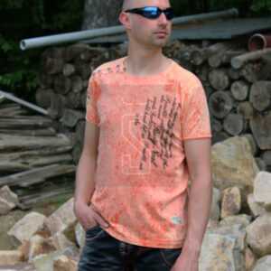Rusty Neal Herren T-Shirt R-15195 orange