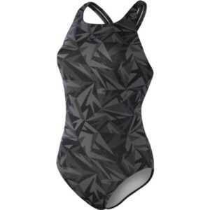 SPEEDO Damen Schwimmanzug HYPERBOOM MDLT AF BLACK/GREY