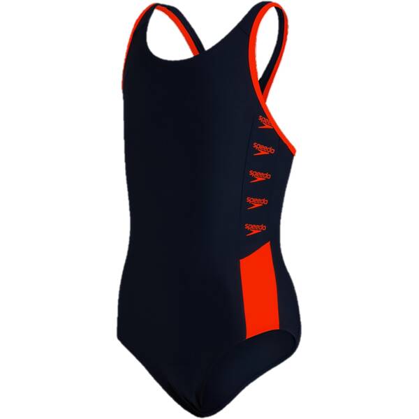 SPEEDO Kinder Schwimmanzug Badeanzug Boom Logo Splice Muscleback