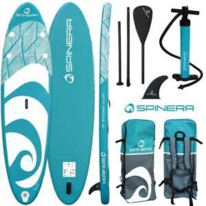 SPINERA LETS PADDLE 11.2 iSUP aufblasbar Surfboard, Stand Up Paddle Set SUP 3...