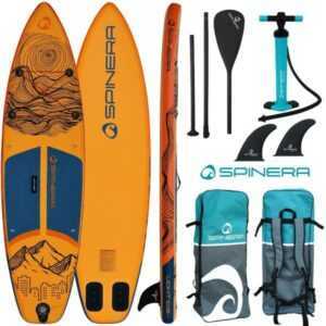 SPINERA SUP LIGHT 10.6 iSUP aufblasbar Surfboard, Stand Up Paddle Set SUP 320cm