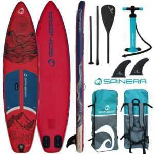 SPINERA SUP LIGHT 11.2 iSUP aufblasbar Surfboard, Stand Up Paddle Set SUP 340cm