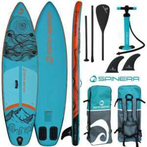 SPINERA SUP LIGHT 9.10 iSUP aufblasbar Surfboard, Stand Up Paddle Set SUP 300cm