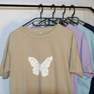Schmetterling T-Shirt/ Geschenk Frau/ Freundin/ Ostergeschenk/ Bedrucktes Shirt