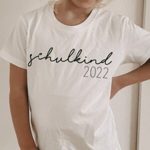 Schulkind 2022 Tshirt #2 | I Einschulung Erstklässler T-Shirt Zur Personalisiert Kinder