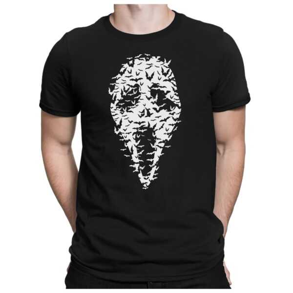 Scream Bats Mask - Herren Fun T-Shirt Bedruckt Small Bis 4xl Papayana
