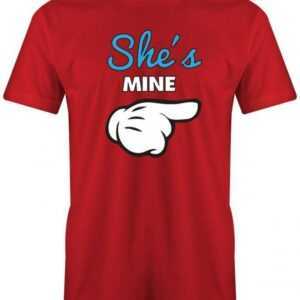 She Is Mine - Finger Partner Herren T-Shirt