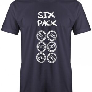 Sixpack Bier - Fun Herren T-Shirt
