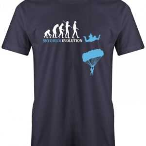 Skydiver Evolution - Fallschirmspringer Herren T-Shirt