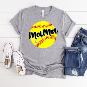 Softball Mama Shirt, Geschenk, Shirt Für Frauen, T-Shirt, T-Shirt