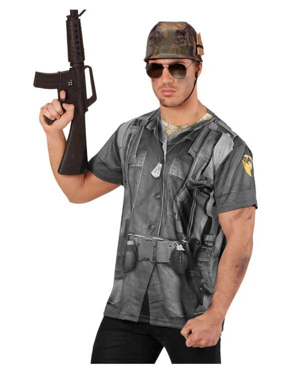 Soldaten T-Shirt mit Fotodruck 3D-Kostüme M/L