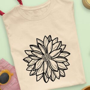 Sonnenblume - Shirt, Blumen T-Shirt, Garten-Shirt, T-Shirt, Frauen Geschenk Für Sie, Damen Shirts