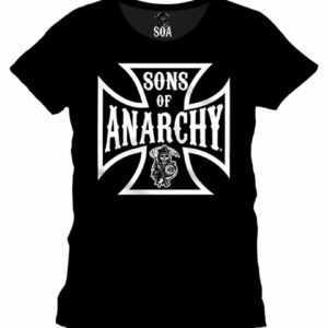 Sons of Anarchy Sensenmann T-Shirt Schwarzes Shirt für Biker S