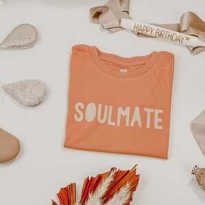Soulmate Shirt | Hipster Kindert-Shirt Mit Aufdruck |T-Shirt Für Kinder T-Shirt Personalisiert Handmade Statement