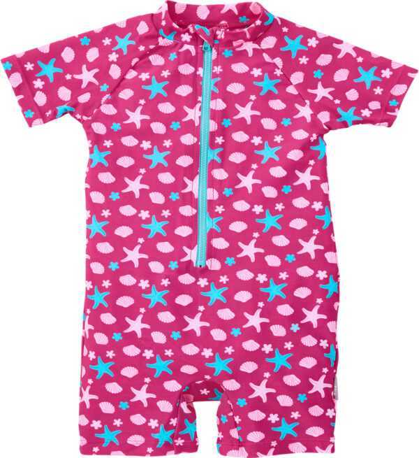 Sterntaler Schwimmanzug, UV-Schutz, für Mädchen, pink/türkis, 104