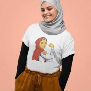 Strong Woman Women Muslim Hijab Female Power Feminism Feminist T-Shirt Shirt T-Shirts Shirts Empowerment Gift Idea Statement Gifts Girl