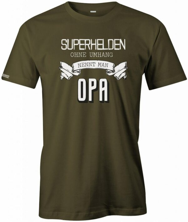 Superhelden Ohne Umhang Nennt Man Opa - Herren T-Shirt