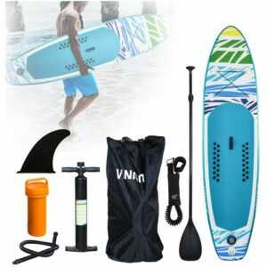 Swanew - SUP Board,Surfboard Aufblasbar Stand Up paddle 320cm, Rucksack - Paddling Board Grün und weiß - Grün