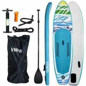Swanew - SUP Board,Surfboard Aufblasbar Stand Up paddle 330cm, Rucksack - Paddling Board Grün und weiß - Grün