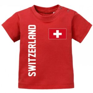 Switzerland Fahne - Em Wm Schweiz Fan Baby T-Shirt
