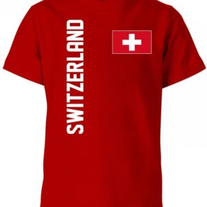Switzerland Fahne - Em Wm Schweiz Fan Kinder T-Shirt
