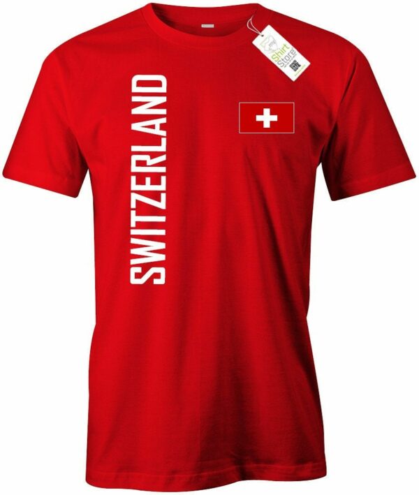 Switzerland Fahne Em Wm - Schweiz Herren T-Shirt