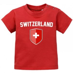 Switzerland - Fan T-Shirt Wm Em Schweiz Baby
