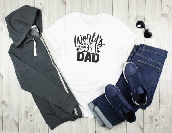 T-Shirt Dad Vatertag Weltbester Dad'"