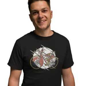 T-Shirt Herren Fahrrad Steampunk Lustig Shirt Mann Geschenk Geburtstag