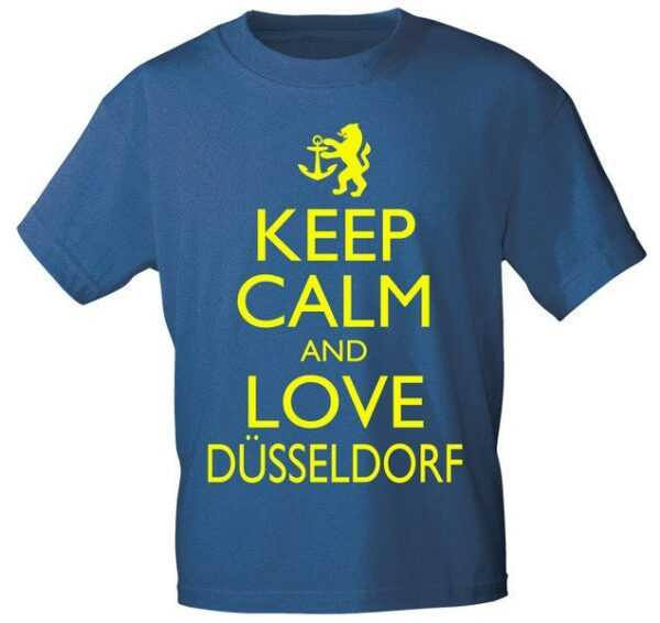 T-Shirt Keep Calm & Love Düsseldorf 12909